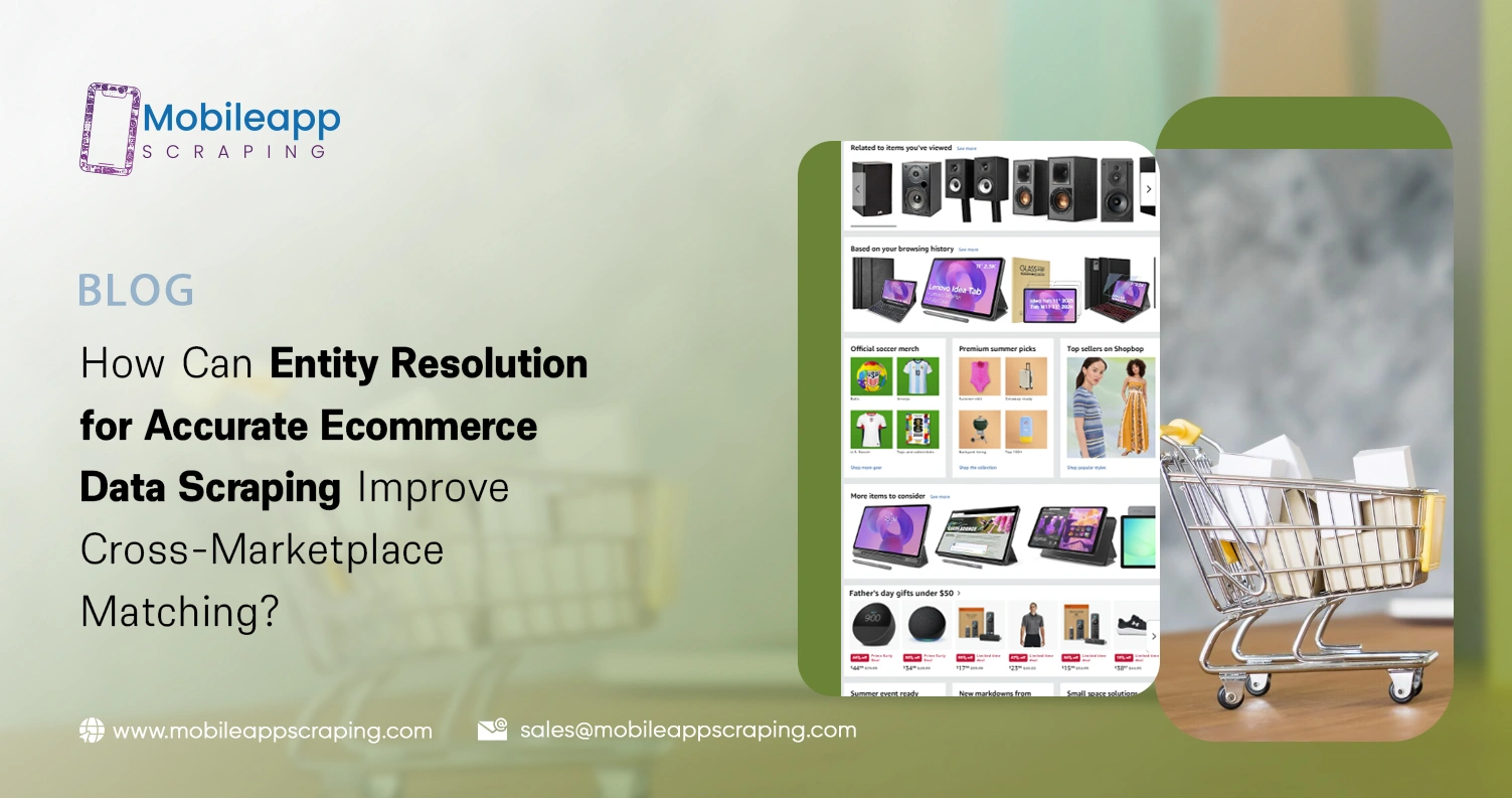 How Can Entity Resolution for Accurate Ecommerce Data Scraping Improve Cross-Marketplace Matching?